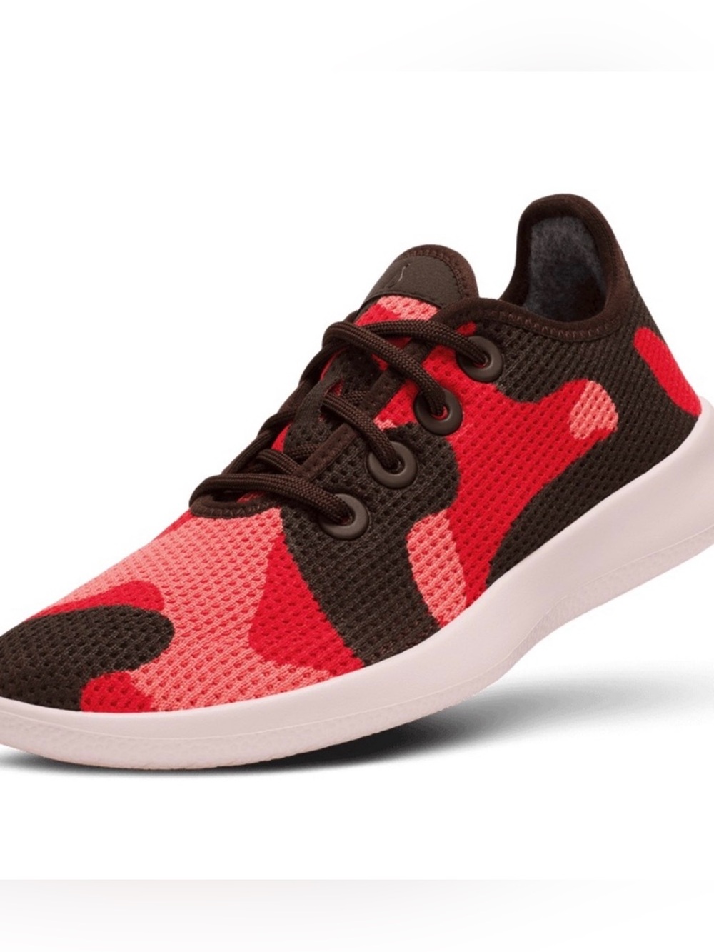 ALLBIRDS *Never Worn* Tree Runner Bloom Coral Red Camo Shoes - 10